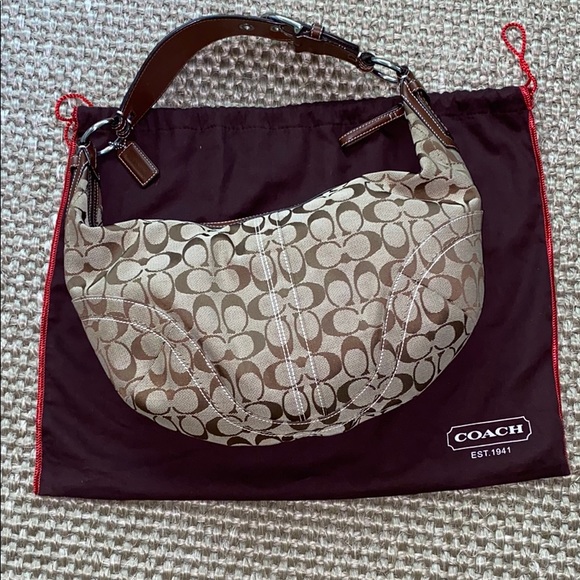 COPY - Coach Signature Logo Canvas Bag & Wallet - Picture 4 of 15